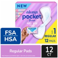 Always Pocket with FlexFoam Regular Absorbency Size 1 with Wings Unscented Perspective: Main