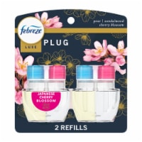 Febreze Plug In Air Freshener, Odor-Fighting Scented Oil Refill, Japanese Cherry Blossom Perspective: Main