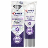 Crest 3D White Brilliance Pro Ultra Teeth Whitening Anticavity Fluoride Toothpaste Perspective: Main