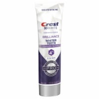 Crest 3D White Brilliance Pro Ultra Teeth Whitening Anti cavity Fluoride Toothpaste Perspective: Main