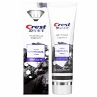 Crest 3D White Whitening Therapy Charcoal Deep Clean Mint, Anti Cavity Fluoride, Strengthens Enamel Perspective: Main