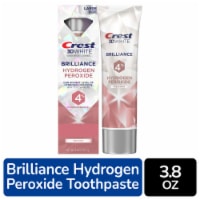 Crest 3D White Brilliance Hydrogen Peroxide Teeth Whitening Anti cavity Fluoride Toothpaste Perspective: Main