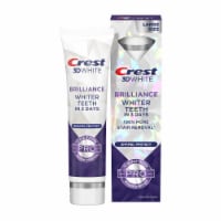 Crest 3D White Brilliance Pro Enamel Protect Teeth Whitening Anticavity Fluoride Toothpaste Perspective: Main