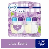 Febreze Plug Odor-Fighting Air Freshener Oil Dual Refill Southern Lilac Mornings Perspective: Main