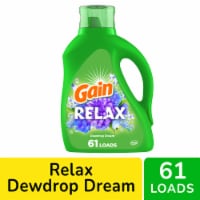 Gain Relax Dewdrop Dream Liquid Laundry Detergent Perspective: Main