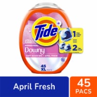 Tide Power Pods With Downy April Fresh Laundry Detergent Pods Perspective: Main