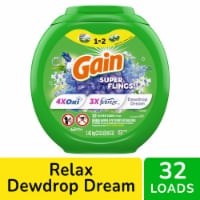 Gain Super Flings Relax Dewdrop Dream Laundry Detergent Pods Perspective: Main