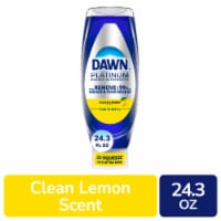 Dawn Platinum Bleach Alternative Clean Lemon Scent EZ-Squeeze Liquid Dish Soap Perspective: Main