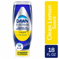 Dawn Platinum Bleach Alternative Clean Lemon Scent, EZ-Squeeze Liquid Dish Soap Perspective: Main