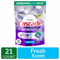 Cascade Platinum Plus ActionPacs Fresh Scent Dishwasher Detergent Pods Perspective: Main