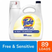 Tide Simply Free & Sensitive Liquid Laundry Detergent Perspective: Main
