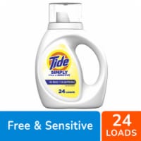Tide Simply Free & Sensitive Liquid Laundry Detergent Perspective: Main