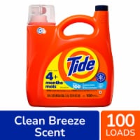 Tide Clean Breeze Liquid Laundry Detergent Perspective: Main