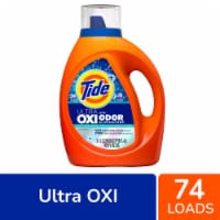 Tide With Ultra Oxi & Odor Eliminators Original Scent Liquid Laundry Detergent Perspective: Main