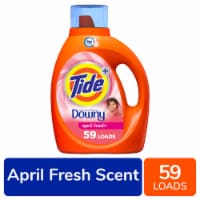 Tide With Downy April Fresh Liquid Laundry Detergent Perspective: Main