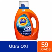 Tide With Ultra Oxi Original Scent Liquid Laundry Detergent Perspective: Main