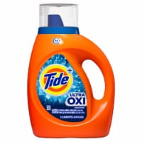 Tide Plus Ultra OXI White and Bright Liquid Laundry Detergent, 24 Loads, Advanced Stain Removal Perspective: Main