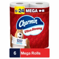 Charmin Ultra Strong Toilet Paper 6 Mega Rolls Perspective: Main