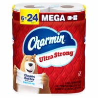 Charmin Ultra Strong Toilet Paper 6 Mega Rolls Perspective: Main