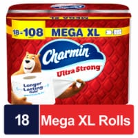 Charmin Ultra Strong 18 Mega XL Toilet Paper Roll Perspective: Main