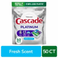 Cascade Platinum Action Pacs™ Fresh Scent Dishwasher Detergent Pods Perspective: Main