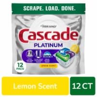 Cascade Platinum Dishwasher Pods Dishwasher Detergent Dish Detergent Soap Lemon Perspective: Main