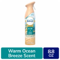Febreze Air Freshener Spray Odor-Fighting Room Spray Warm Ocean Breeze Scent