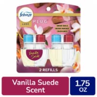 Febreze Plug Odor-Fighting Scented Oil Air Freshener Refill Vanilla Suede Scent Perspective: Main