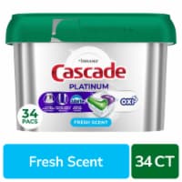Cascade Platinum + Oxi Dishwasher Pods Dishwasher Detergent Dish Detergent Soap Fresh