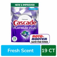 Cascade Platinum Plus Dishwasher Pods Dishwasher Detergent Dish Detergent Soap Lemon Perspective: Main