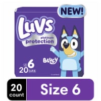 Luvs Platinum Protection Baby Diapers, Size 6 (35+lbs) Perspective: Main