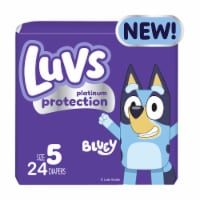 Luvs Platinum Protection Baby Diapers, Size 5 (27+ lbs) Perspective: Main