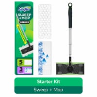 Swiffer Sweep and Mop Deluxe, 2-in-1 Floor Mopping and Sweeping Kit Perspective: Main