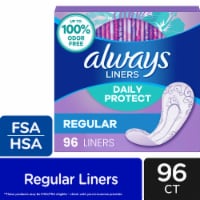 Always Daily Protect Liners Regular Unscented Perspective: Main