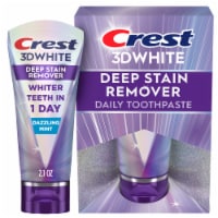 Crest 3DWhite Brilliance Deep Stain Remover Dazzling Mint Toothpaste Perspective: Main