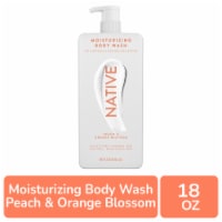 Native Peach & Orange Blossom Moisturizing Body Wash Perspective: Main
