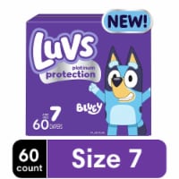 Luvs Platinum Protection Baby Diapers, Size 7 (41+lbs) Perspective: Main