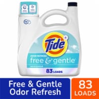 Tide Free and Gentle Odor Refresh Laundry Detergent Liquid Perspective: Main