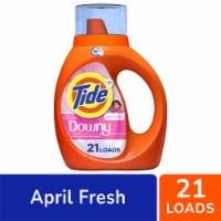 Tide With Downy April Fresh Liquid Laundry Detergent Perspective: Main