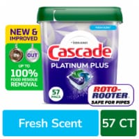 Cascade Platinum Plus Dishwasher Pods Dishwasher Detergent Dish Detergent Soap Fresh Perspective: Main