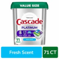 Cascade Platinum Dishwasher Pods Dishwasher Detergent Dish Detergent Soap Fresh Perspective: Main