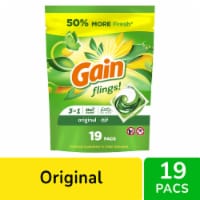 Gain Flings Original Scent Laundry Detergent Pods Perspective: Main