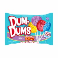 Dum Dums® Bunny Shaped Assorted Lollipops Easter Candy Bag Perspective: Main