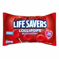 Life Savers® Wild Cherry Lollipops Valentine Candy Perspective: Main