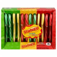 Starburst Holiday Assorted Flavored Candy Canes