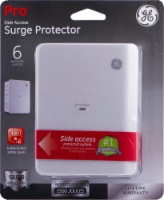 GE 6-outlet Surge Tap - White Perspective: Main