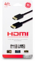 GE Ultra Pro Premium HDMI Cable - Black/Silver Perspective: Main