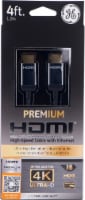 GE Ultra Pro Premium HDMI Cable - Black/Silver