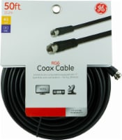 GE RG6 Coax Cable - Black Perspective: Main