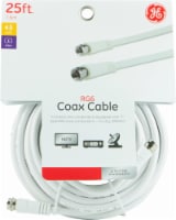 GE RG6 Coax Cable - White Perspective: Main